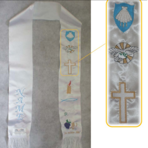 Embroidered stole