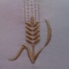 Wheat stole symbol embroidered
