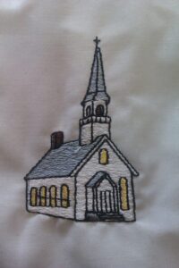church stole symbol embroidered