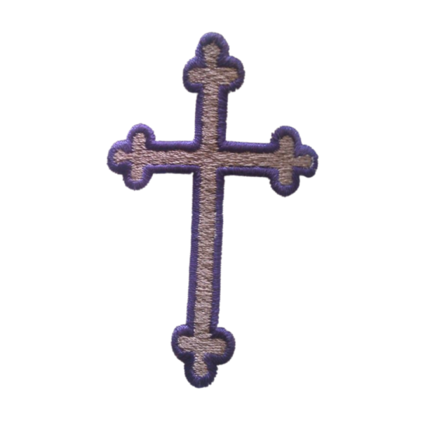 Cross stole symbol embroidered