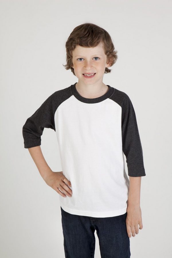 Kids 3/4 Sleeve Raglan T-shirt