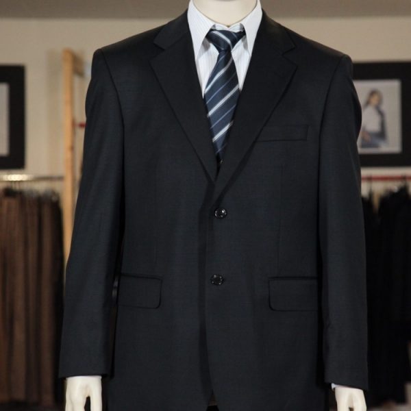 Men's Suit Jacket 100% Wool - Black