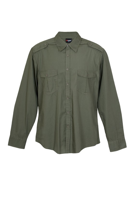 Mens Military Long Sleeve Shirt - Class Concepts