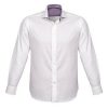 Mens Herne Bay Long Sleeve Shirt White/Purple Reign