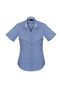 Newport Ladies Short Sleeve Shirt French Navy