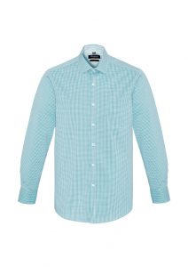 Newport Mens Long Sleeve Shirt Eden Green