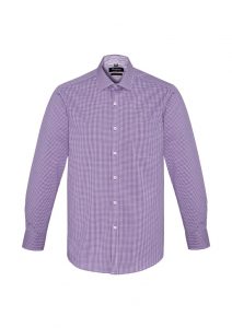 Newport Mens Long Sleeve Shirt Purple Reign