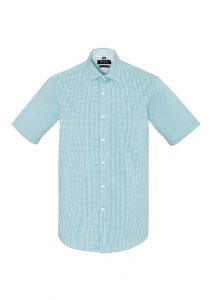 Newport Mens Short Sleeve Shirt Eden Green