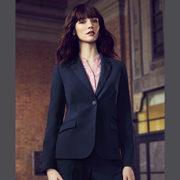 Sienna Suiting Women's 2 Button Mid Length Jacket