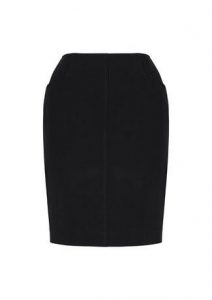 Women's Bandless Pencil Skirt Black