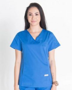 Mediscrubs Women's Fit Solid Colour Royal