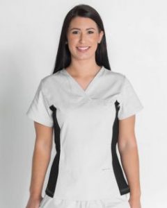 Mediscrubs Women's Fit with Spandex White