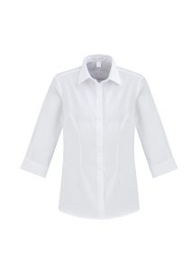 Regent Shirt Ladies 3/4 Sleeve White