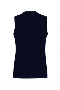 Women's Button Front Knit Vest Navy