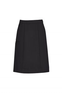 Women's Comfort Waist Cargo Skirt Charcoal front